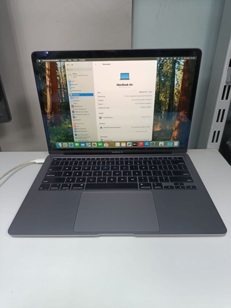 Объявление Apple macbook air 13" 2020 a2179 core i5 1,1ghz/ram8gb/ssd512gb/intel iris plus graphics Б/У