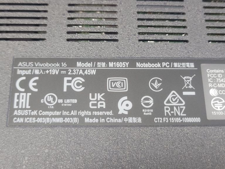 Asus vivobook 16 m1605ya Код:01-200550558. Изображение 8