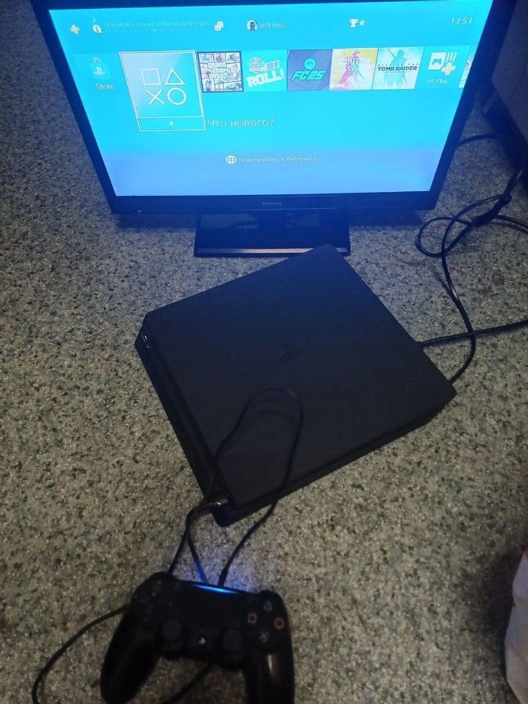 Объявление Sony PlayStation 4 Slim 1TB Black Б/У