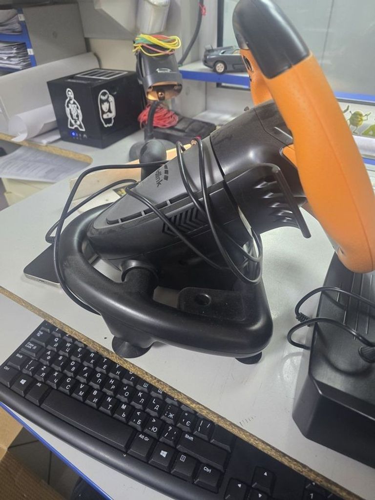 Дешиво Speed-Link drift o.z. racing wheel pc,-orange с ломбарда