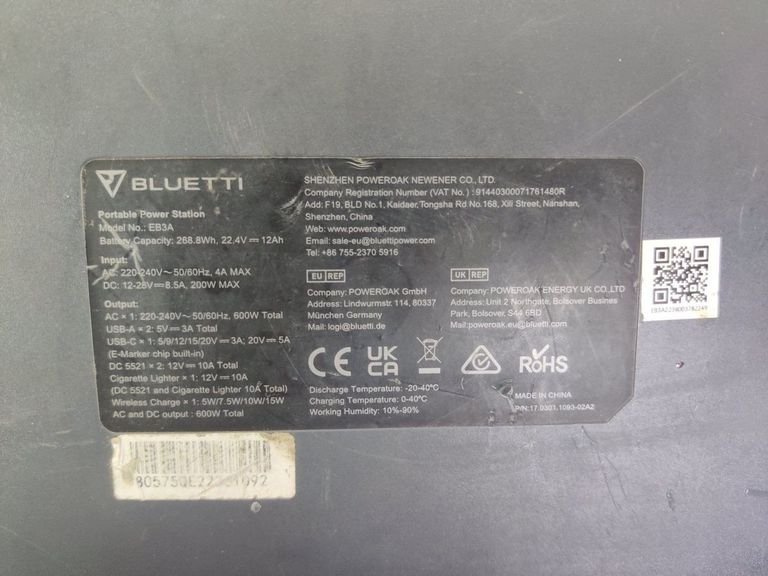 Дешево Bluetti eb3a 600w з ломбарду