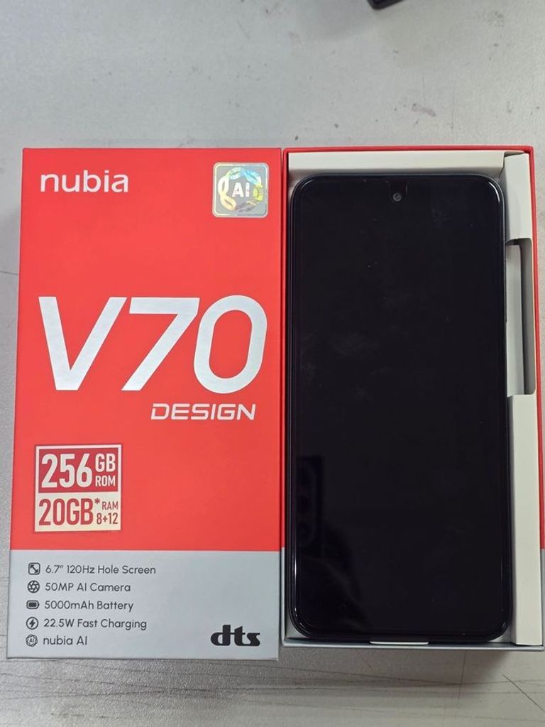 Купить Zte Nubia V70 Design 8/256GB Gray Б/У