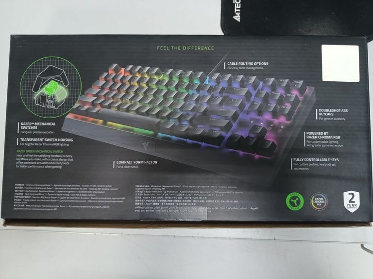 Оголошення Razer blackwidow v3 tkl Б/У