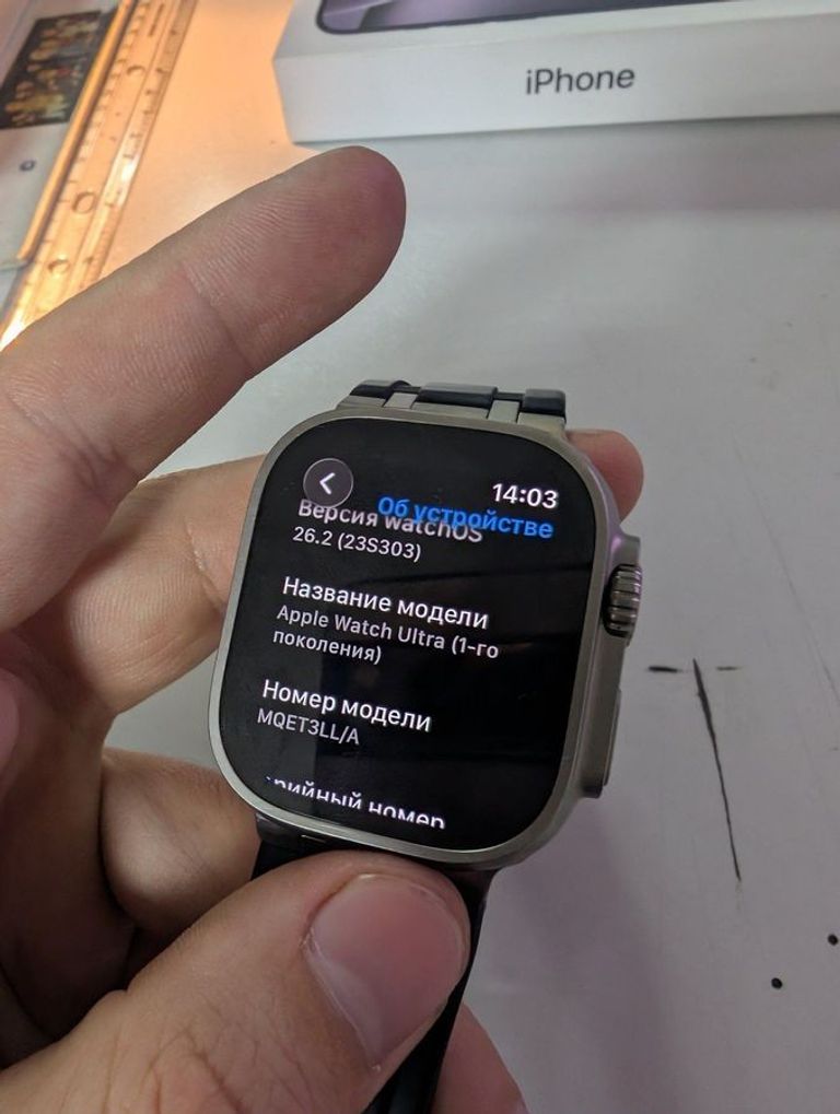Оголошення Apple watch ultra gps + cellular 49mm Б/У