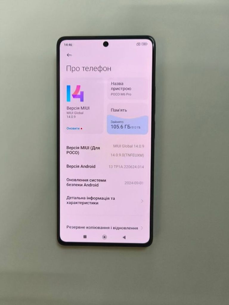 Объявление Xiaomi Poco M6 Pro 12/512GB Black Б/У