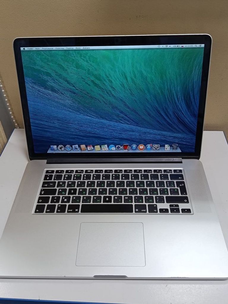 Купити Apple a1398 15,4" core i7 2ghz/ram8gb/ssd256/intel iris pro 1536 mb Б/У