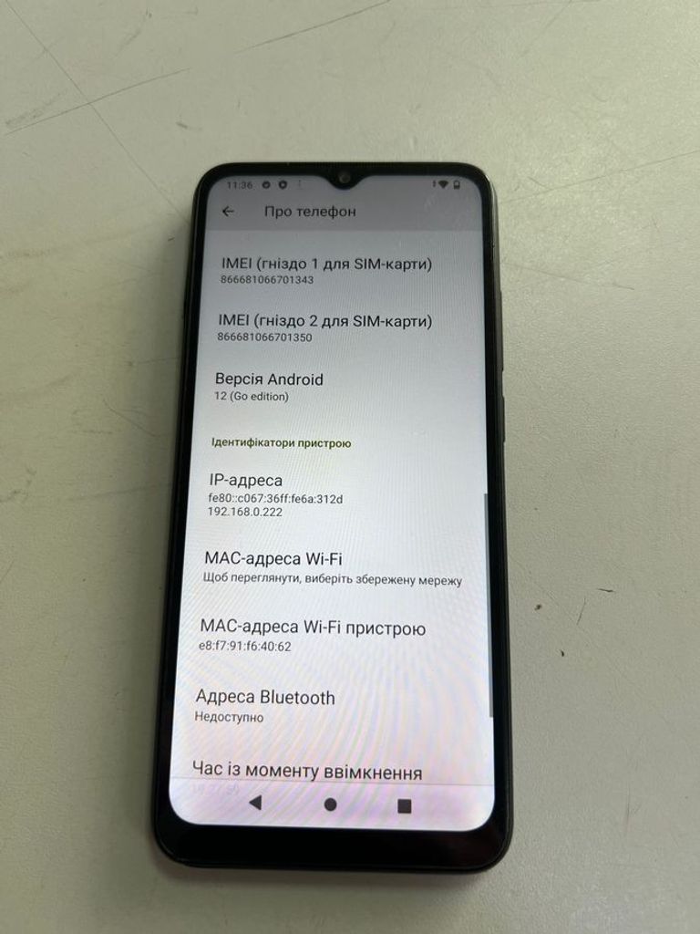 Оголошення Xiaomi Redmi A1 2/32GB Black Б/У