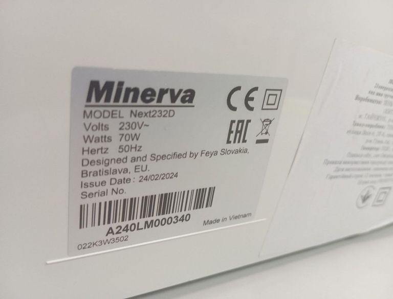 Объявление Minerva Next 232D Б/У
