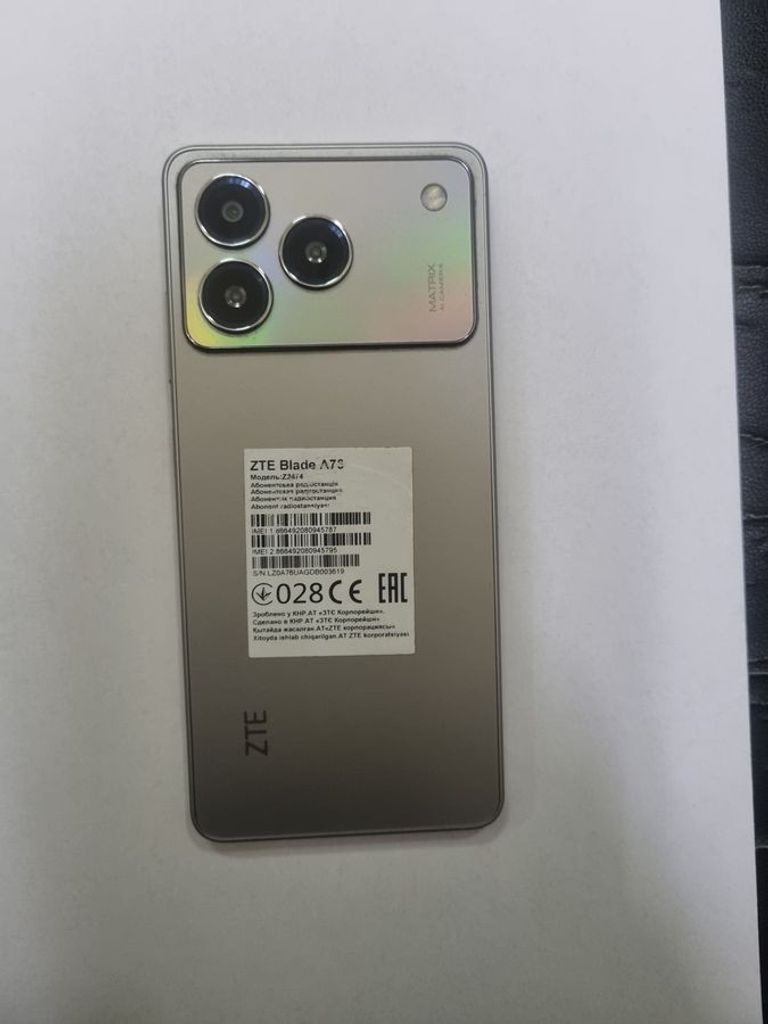 Дешево Zte Blade A76 4/128GB Gray з ломбарду