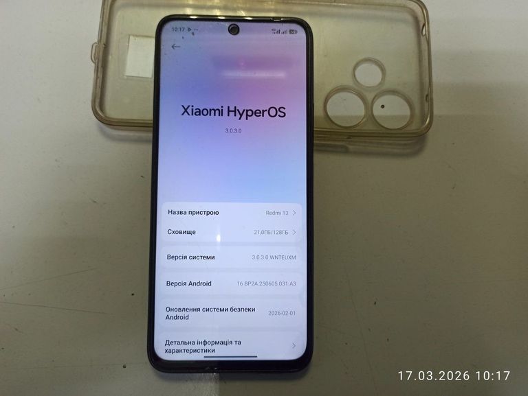 Купить Xiaomi Redmi 13 6/128GB Blue Б/У