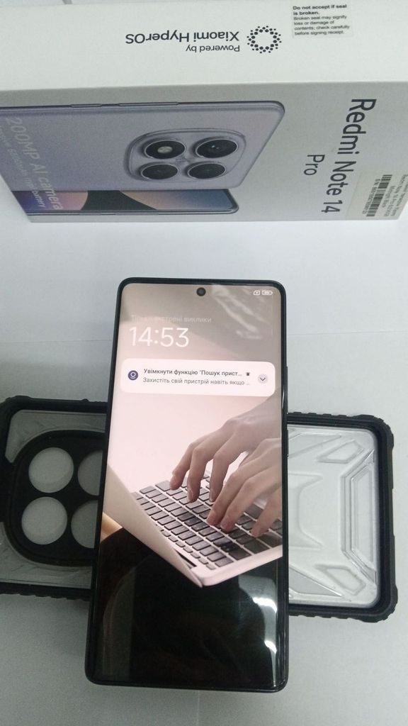 Дешево Xiaomi Redmi Note 14 Pro 5G 12/256GB Midnight Black з ломбарду