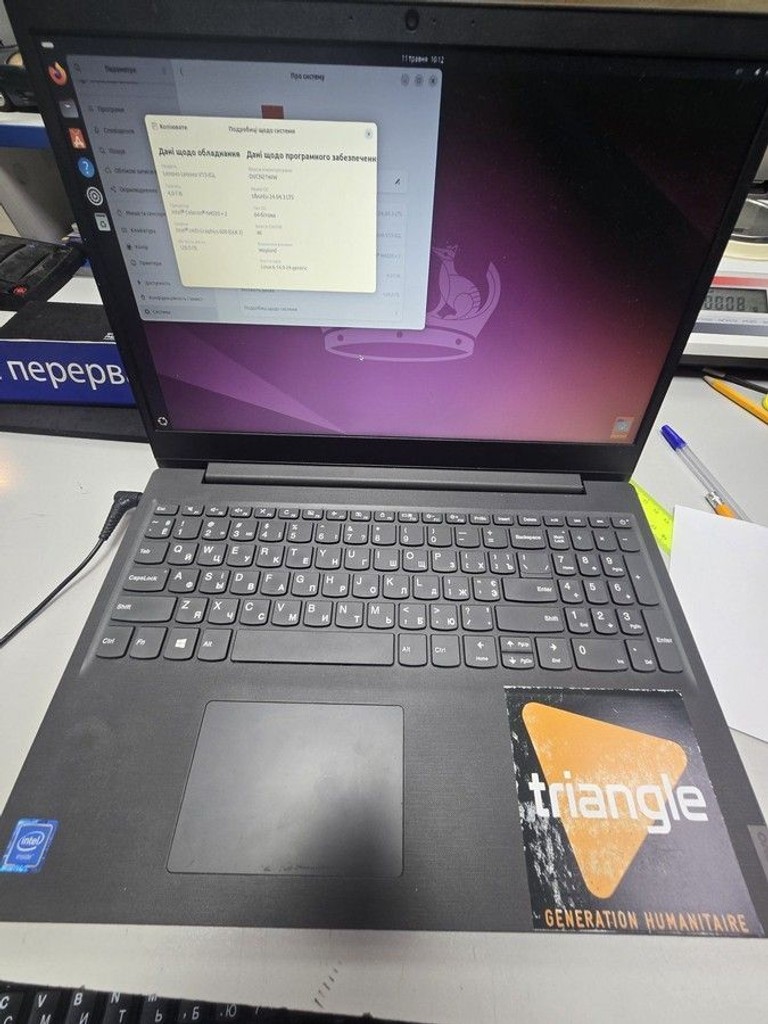 Оголошення Lenovo 15/celeron n4020 ddr4/4gb ddr4/hdd *відсутній/ssd 120 gb/*інтегрована Б/У