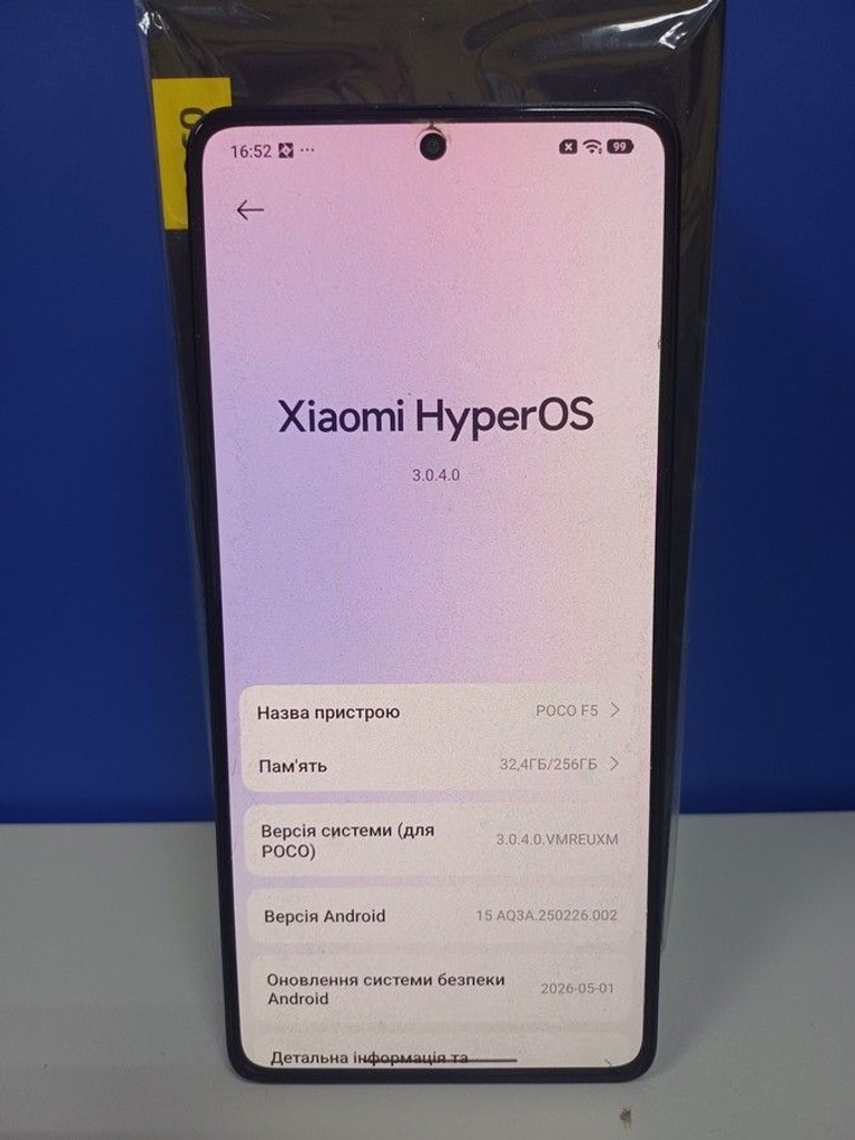 Poco F5 12/256GB Blue Код:01-201012024. Зображення 5