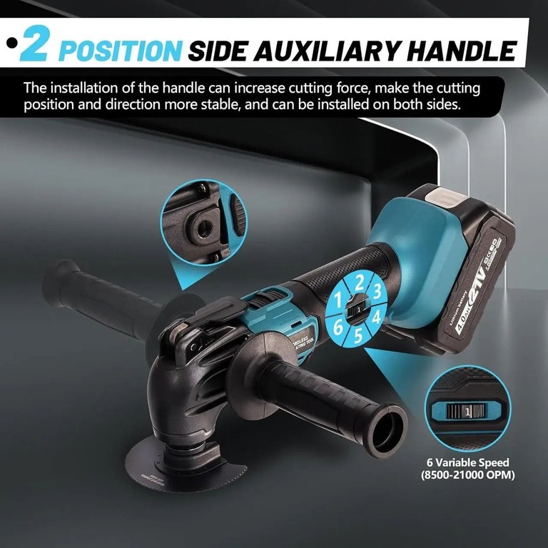 Oscillating Multi-Tool акумуляторний Код:null. Зображення 6