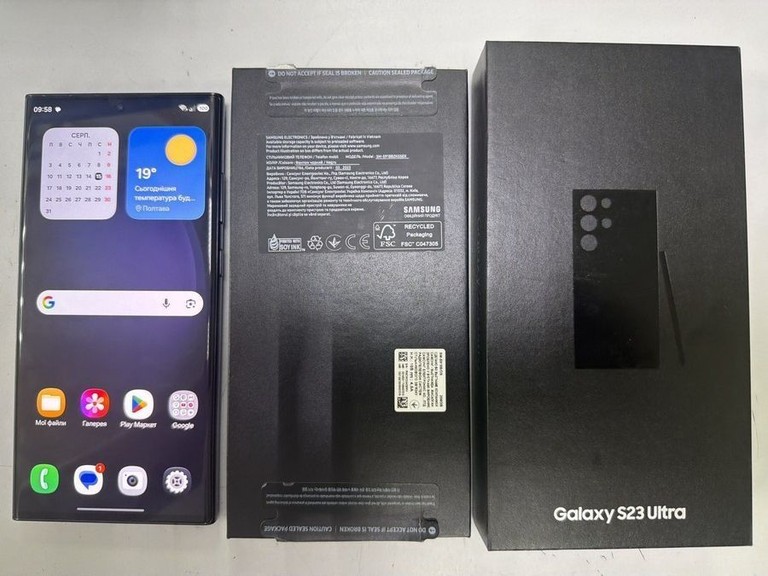 Объявление Samsung galaxy s23 ultra sm-s918b 12/256gb Б/У