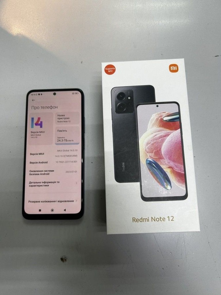 Дешиво Xiaomi redmi note 12 8/256gb с ломбарда