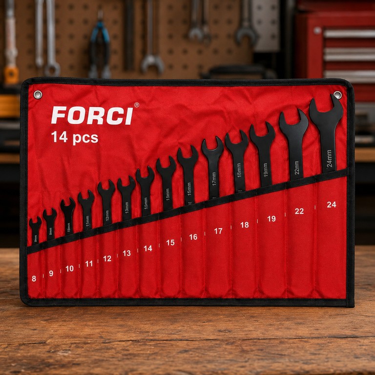 Купити комбінованих гайкових ключів FORCI, 14 предметів, 8-24 мм Б/У