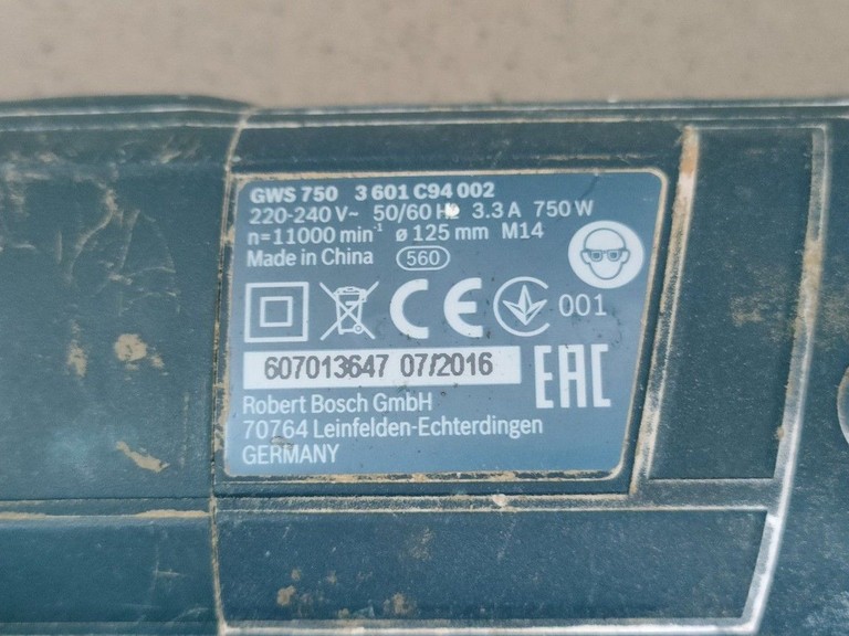 Купити Bosch gws 750-125 professional Б/У