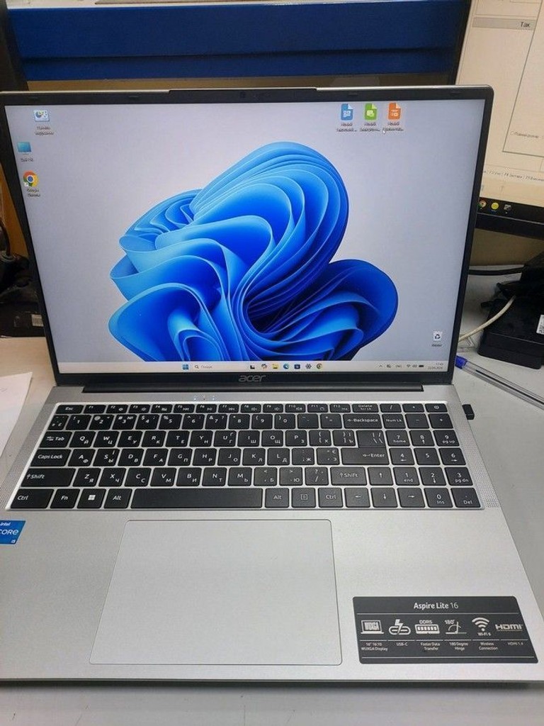 Купити Acer 15/core i5-1334u ddr4/16gb ddr4/hdd *відсутній/ssd 480 gb/*інтегрована Б/У