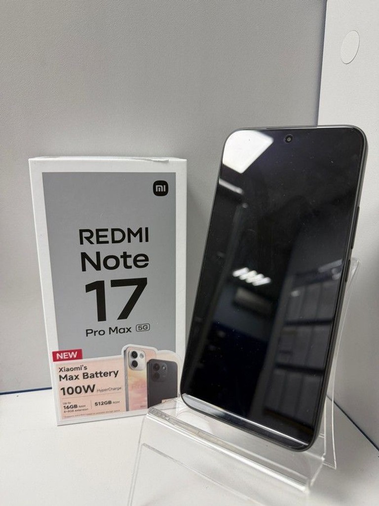 Оголошення Xiaomi Redmi Note 17 Pro Max 8/512GB Black Б/У