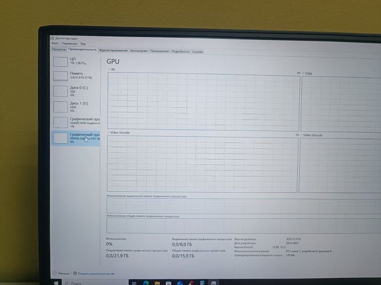 Дешиво Lenovo 15/core i7 9750h ddr4/32gb ddr4/hdd 1000 gb/ssd 480 gb/geforce gtx1660ti 6gb с ломбарда