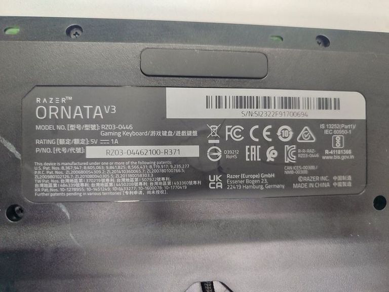 Объявление Razer ornata v3 tkl rgb 84key mecha-membrane switch ukr Б/У