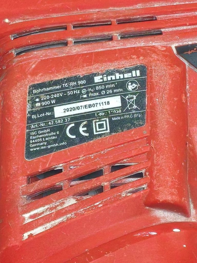 Einhell TC-RH 900 Код:01-200560909. Изображение 6