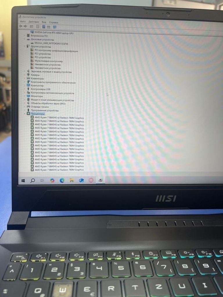Розпродаж Msi 15/ryzen 7 8845hs ddr5/32gb ddr5/ssd 512 gb/geforce rtx4060 8gb, продавець Техноскарб