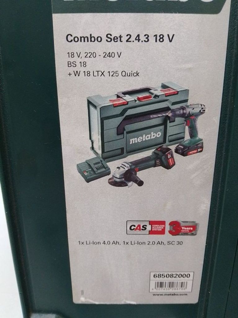 Дешево Metabo combo set 2.4.3 18 v з ломбарду