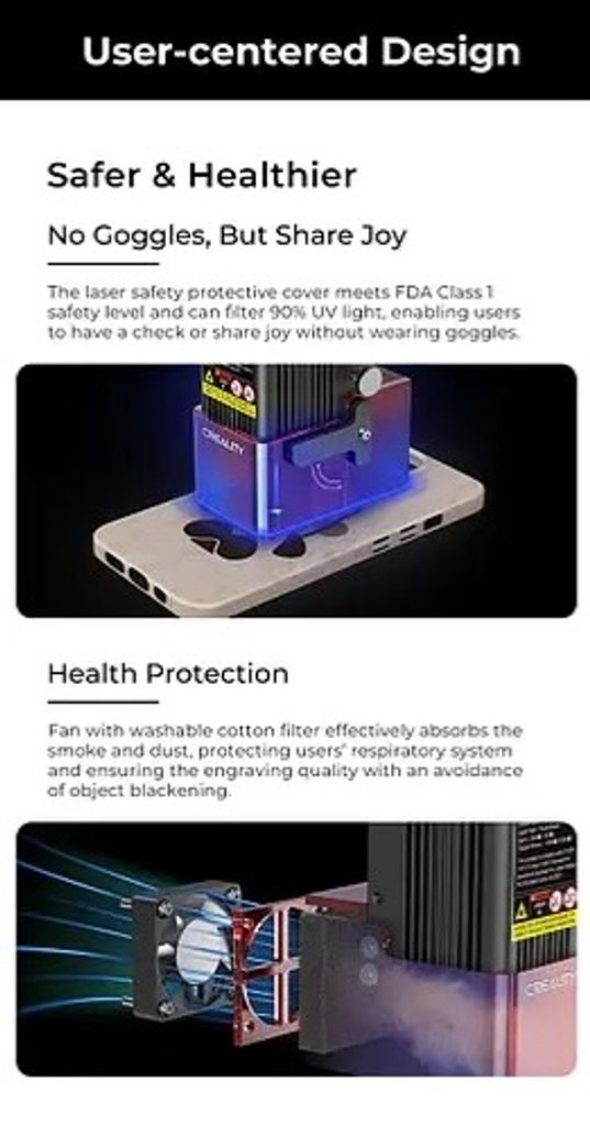 Лазерний гравер Creality Falcon 5W. Новий. Код:null. Зображення 11