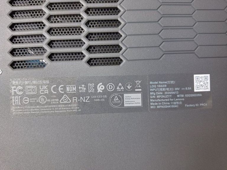 Распродажа Lenovo 15/core i5-12450hx ddr5/16gb ddr5/hdd *відсутній/ssd 512 gb/geforce rtx4050 6gb, продавец Техноскарб