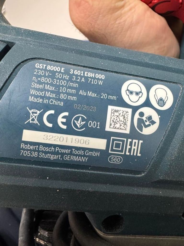 Объявление Bosch gst 8000 e Б/У