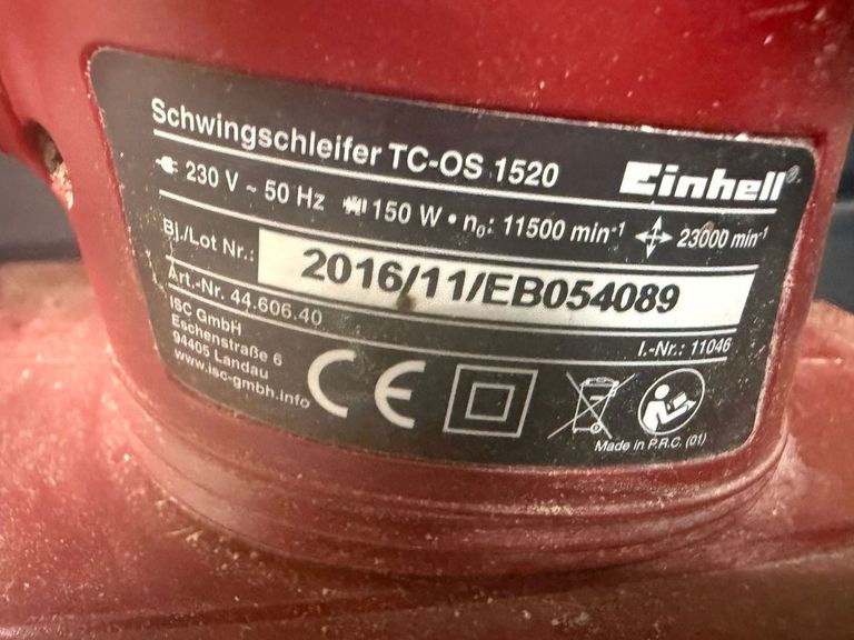 Оголошення Einhell TC-OS 1520 Б/У