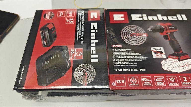 Объявление Einhell te-cd 18/40/ te-ag 18/115 1акб 2.5ah зп Б/У