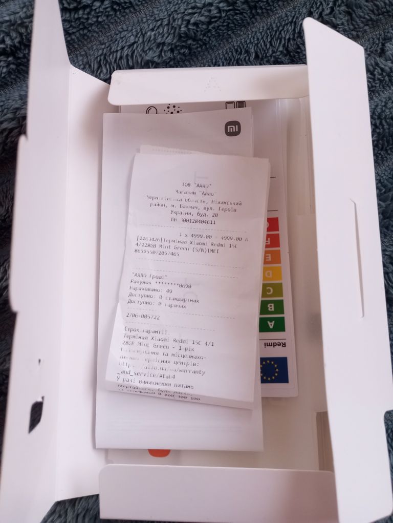 Дешево Xiaomi Redmi 15C 4G 4/128GB Mint Green з ломбарду