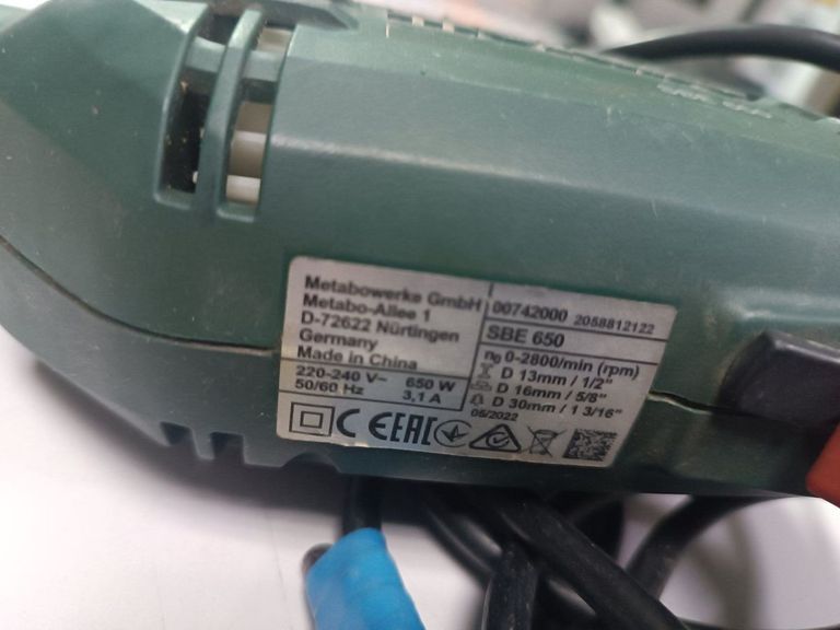 Оголошення Metabo sbe 650 Б/У