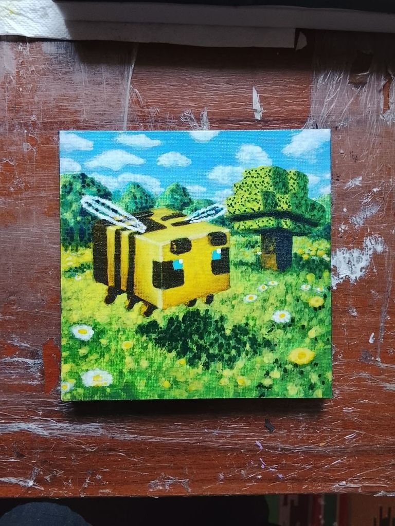 Объявление Картина акрилом. Б/У