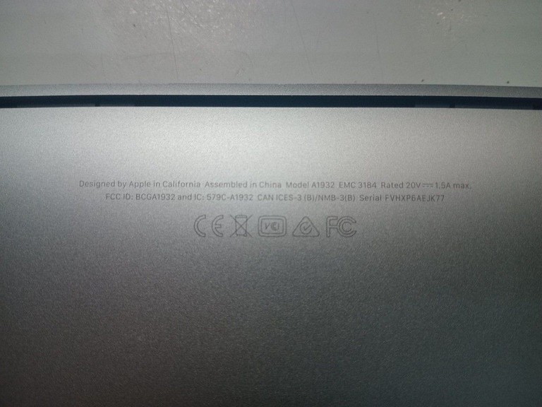 Apple macbook air a1932 13,3" core i5 1,6ghz/ram8gb/ssd128gb/intel uhd graphics 617 Код:01-200945947. Зображення 7