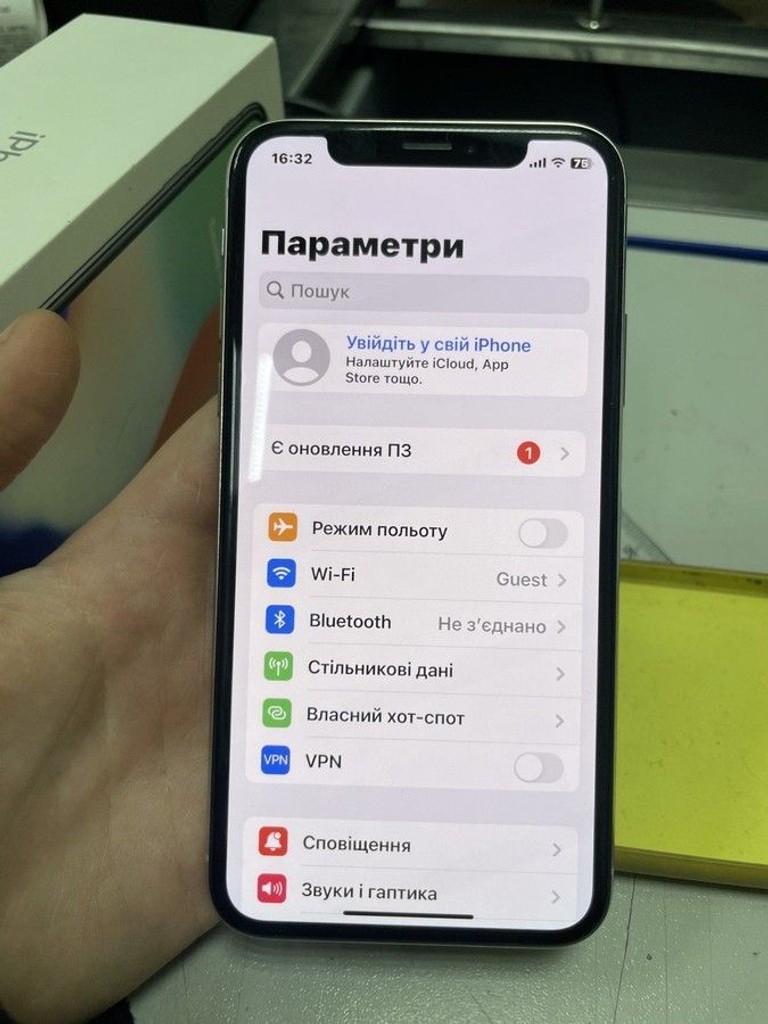 Объявление Apple iphone x 64gb Б/У