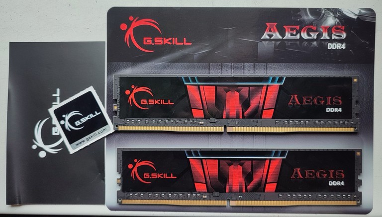 Купити G.skill 16 GB (2x8GB) DDR4 3200 MHz Aegis (F4-3200C16D-16GIS) Б/У