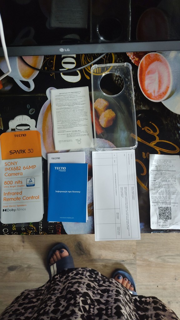 Объявление Tecno Spark 30 KL6 8/128GB Stellar Shadow (4894947047862) Б/У
