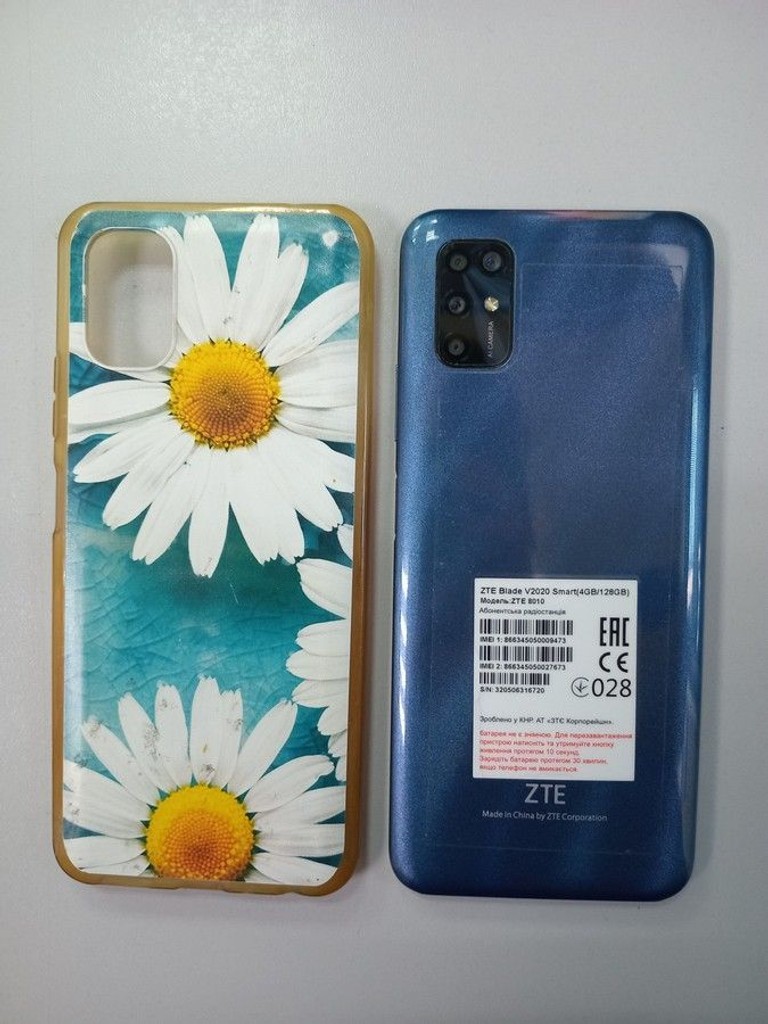 Купити ZTE Blade V2020 Smart 4/64GB Blue Б/У
