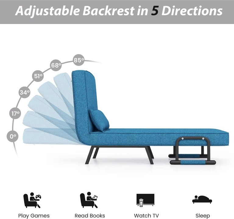 Chair-bed 3в1 82х72х80х40см Код:null. Зображення 6
