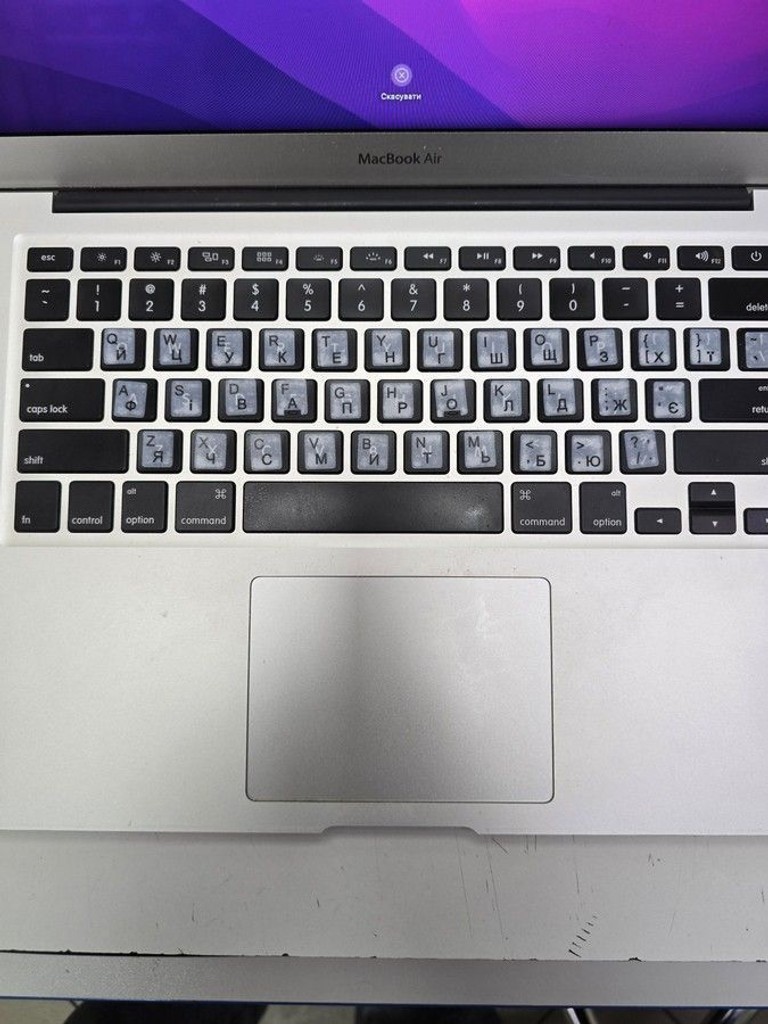 Apple macbook air a1466 2017 13,3" core i5 1,8ghz/ram8gb/ssd256gb/intel hd graphics 6000 Код:01-201072116. Зображення 7