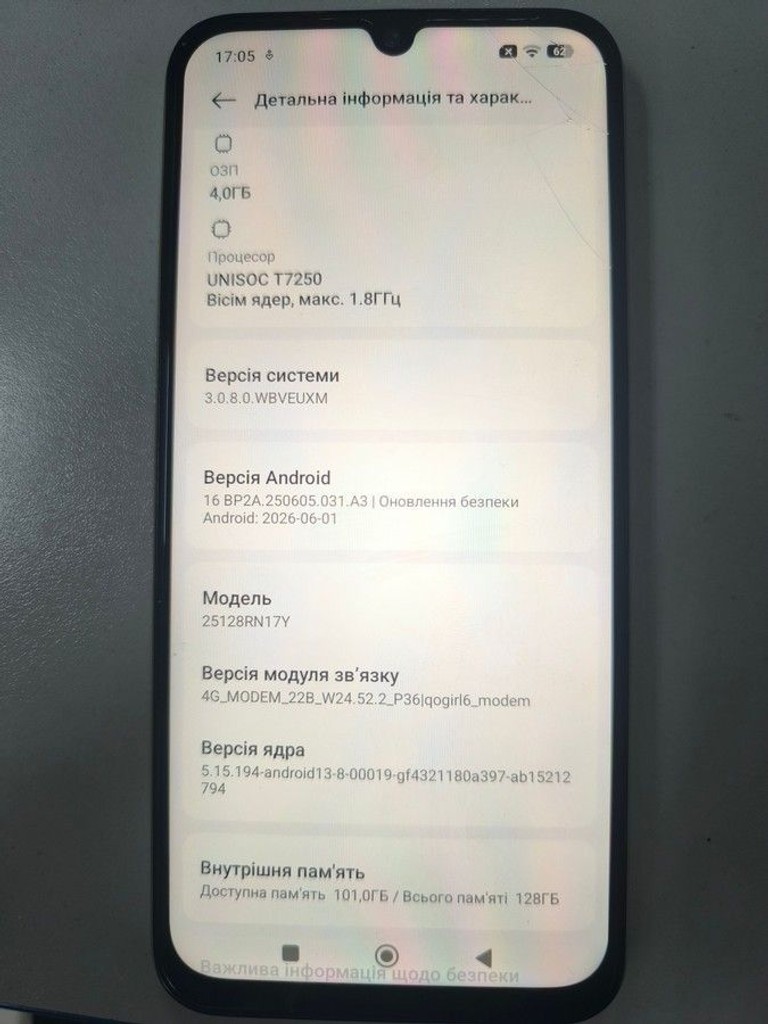 Дешево Xiaomi Redmi A7 Pro 4/128GB Black з ломбарду