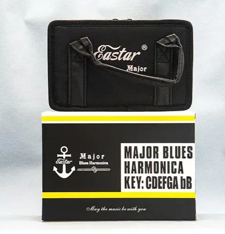 Акція. Набір, губна гармошка Eastar Major Blues, 7 тонол, CDEFGA Bb School Band (США) Нові! Код:null. Изображение 10