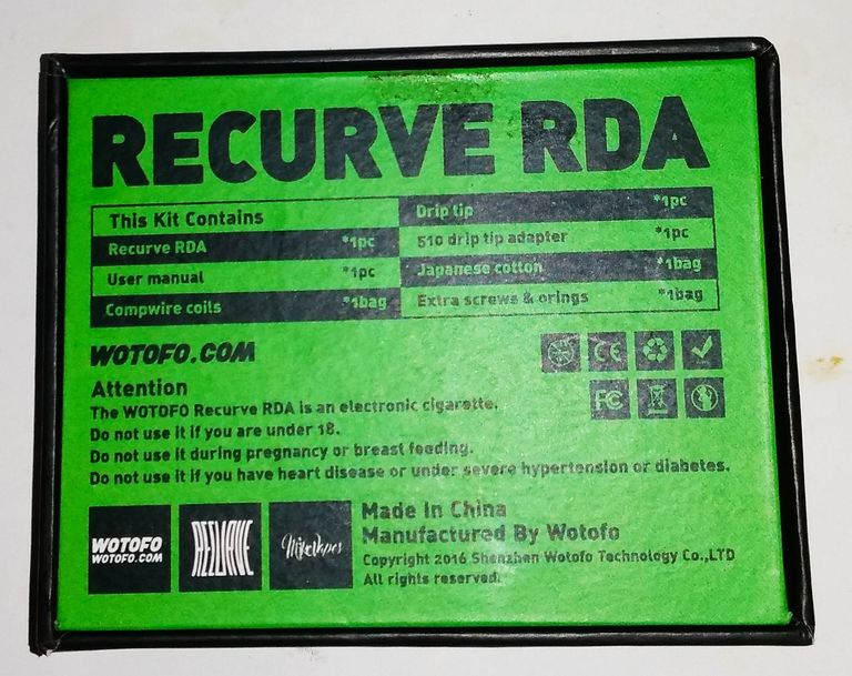 OverLord Wotofo Recurve RDA. Sony (LiitoKala) VTC 5A 2600 mAh 35A Код:null. Изображение 7