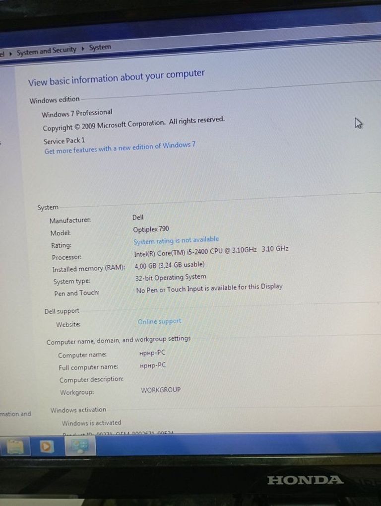 Дешево Пк intel core i5-2400/ram 4 gb/hdd 250 gb/ssd відсутній/amd/ ati radeon hd 6390 1gb ddr2 128bit з ломбарду