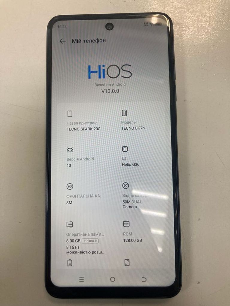 Купить Tecno spark 20c bg7n 8/128gb Б/У