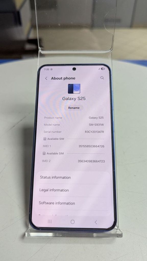 Объявление Samsung galaxy s25 12/128gb Б/У